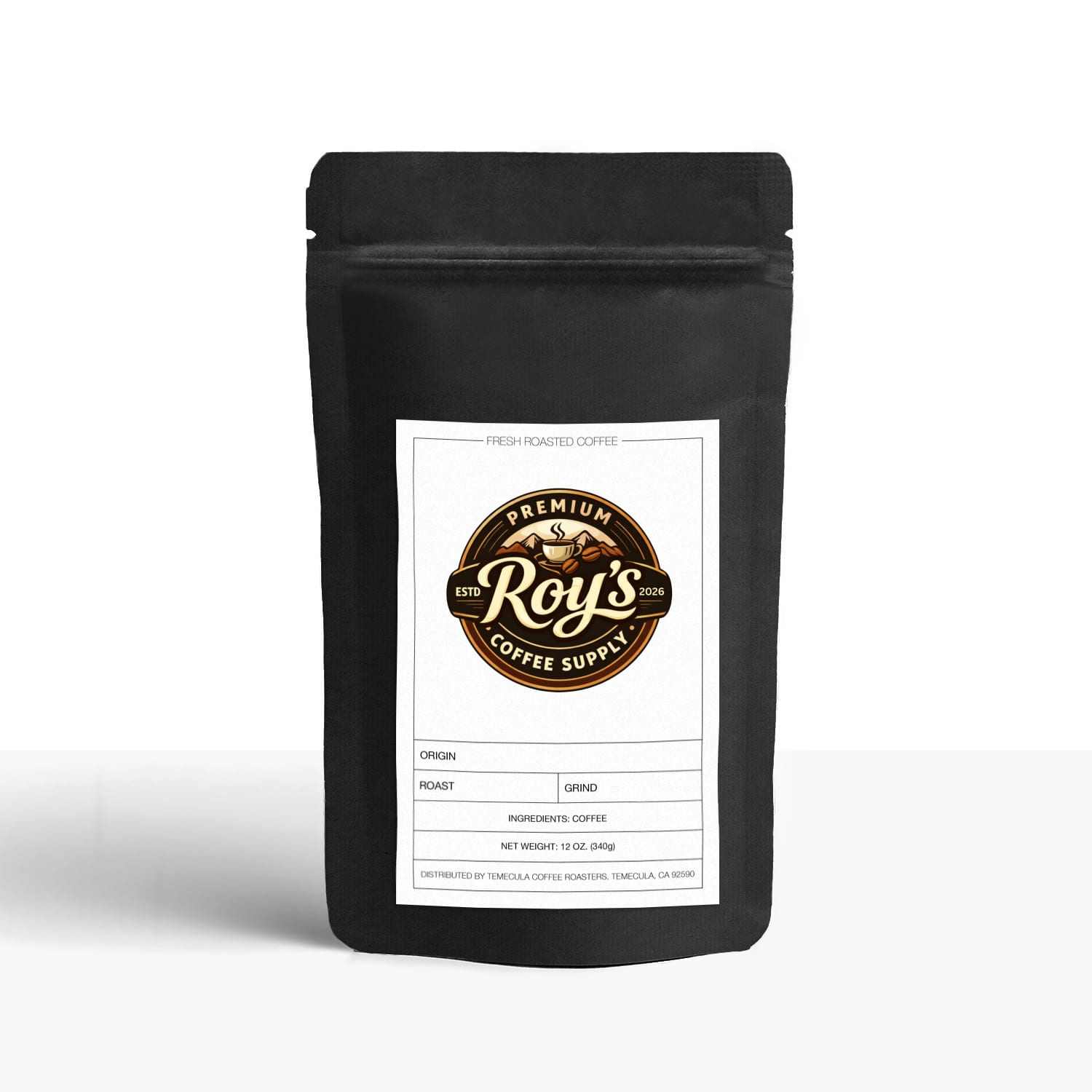 African Kahawa Blend medium-dark roast coffee with bright flavors and fruity floral notes